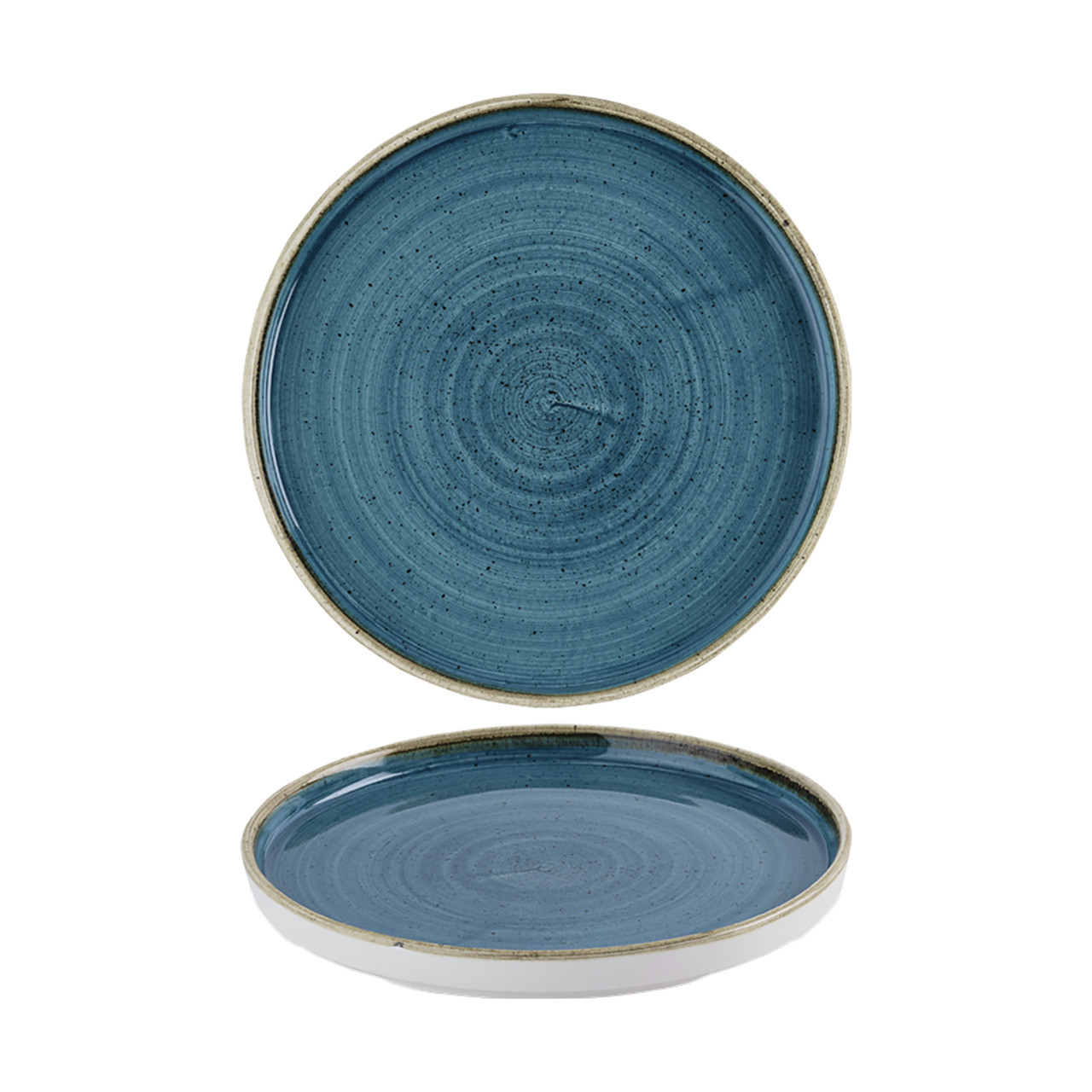 Stonecast, Teller tief mit Steilrand ø 210 mm Java Blue
